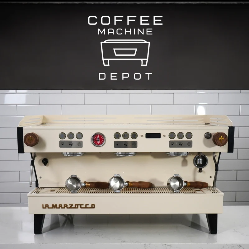 La Marzocco - Linea PB – 3 Group AV - Custom Cream and Walnut
