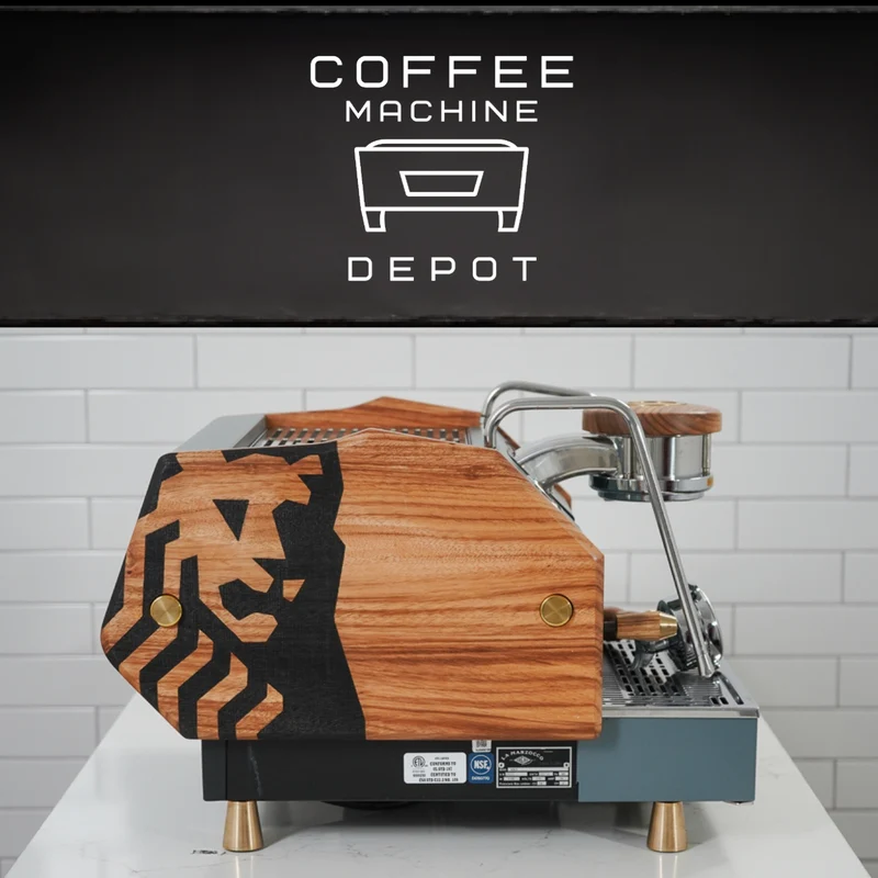 La Marzocco GS3 AV 1 Group Home Espresso Machine - Custom Gray and Oak - 2012