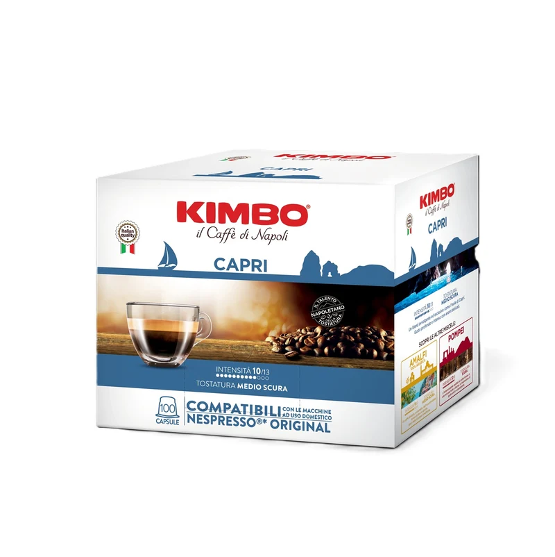 Kimbo Capri Kapseln 100 Stück a 5,4g, Nespresso-kompatibel*