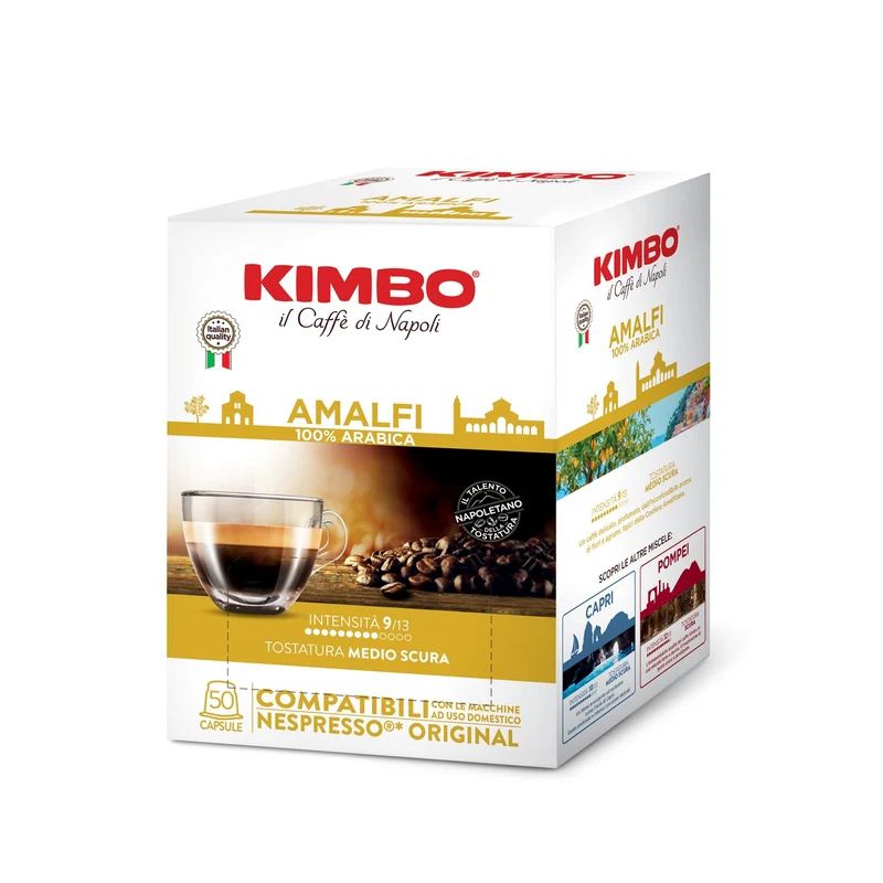 Kimbo Amalfi Kapseln 50 Stück a 5,4g, Nespresso-kompatibel*