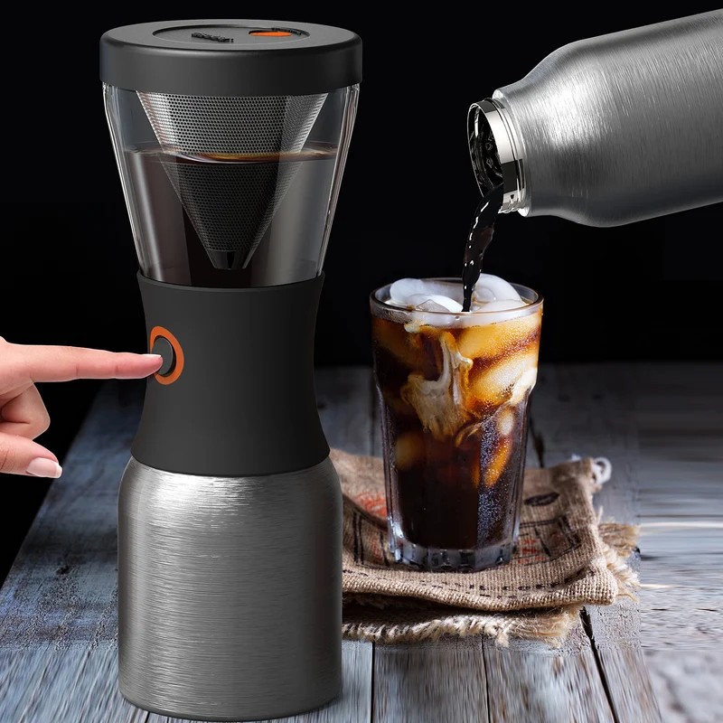 Asobu - Cold Brew Kaffeebereiter Silber