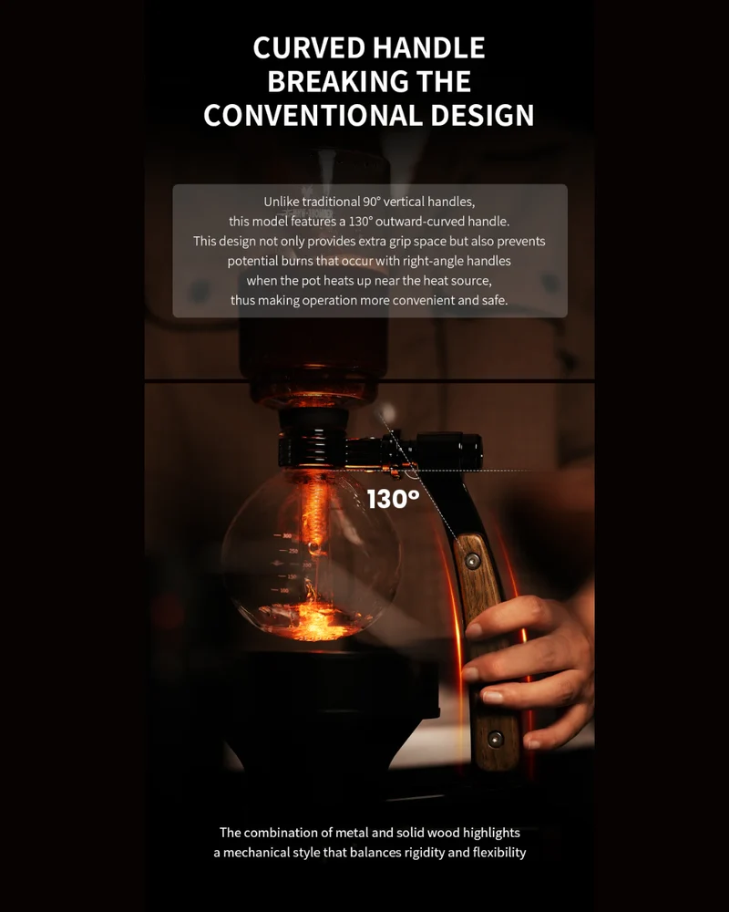 Twilight Syphon Coffee Maker – 1–3 Cups by MHW-3BOMBER