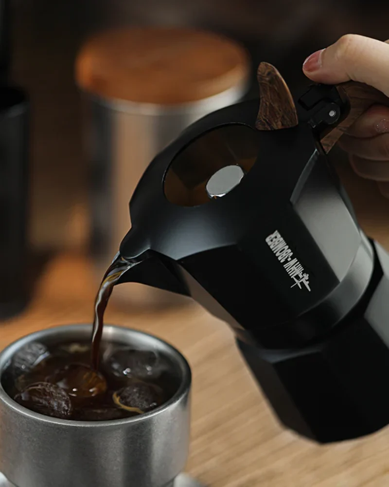 Double Valve Moka Pot – 100ml by MHW-3BOMBER