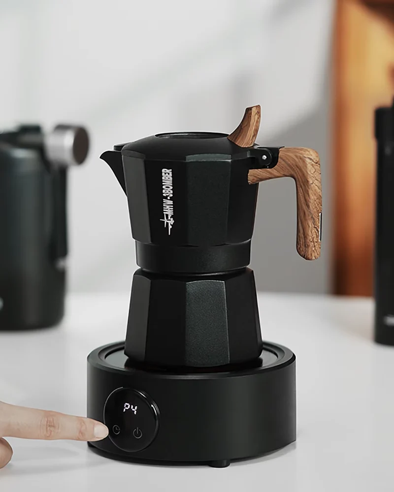 Double Valve Moka Pot – 100ml by MHW-3BOMBER
