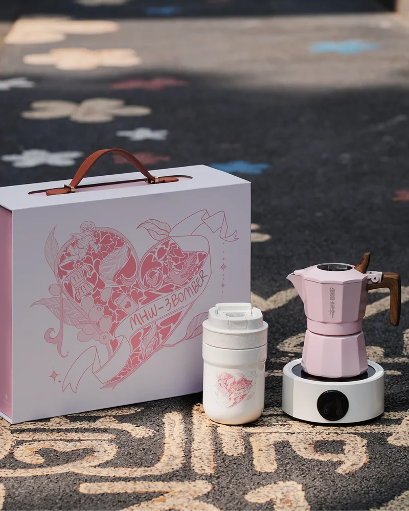 MHW-3BOMBER Flipped Moka Pot Gift Box – 5-Piece Set | (UK Version Available)