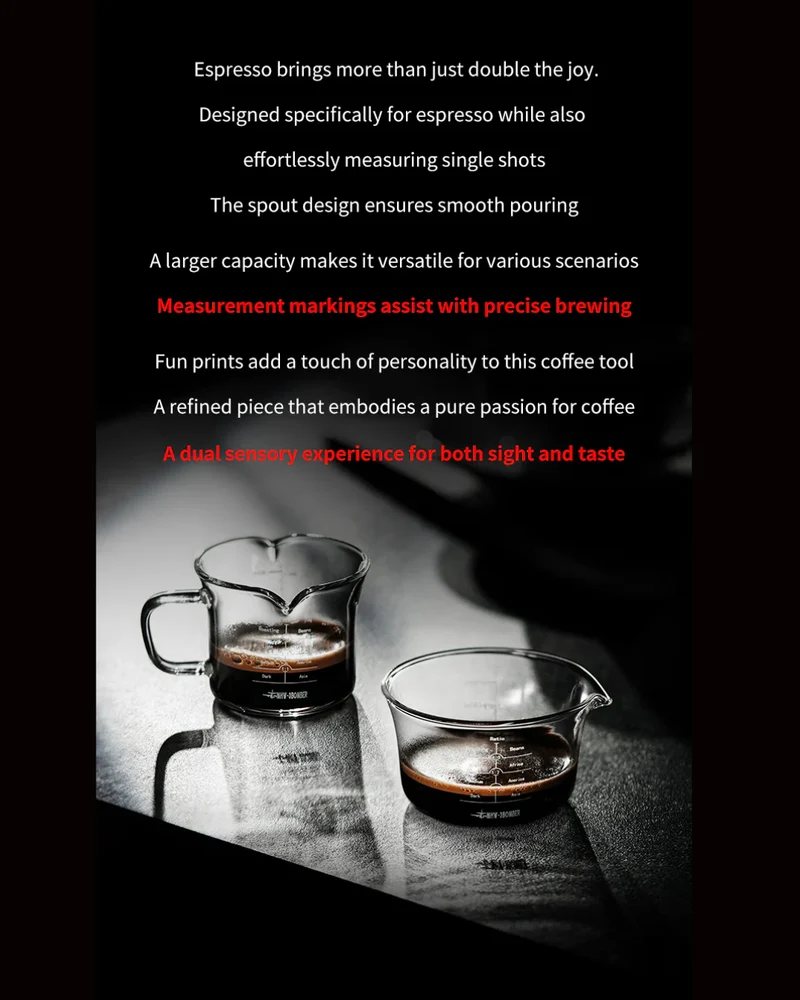 MHW-3BOMBER Glass Measuring Cup – Transparent 120ml
