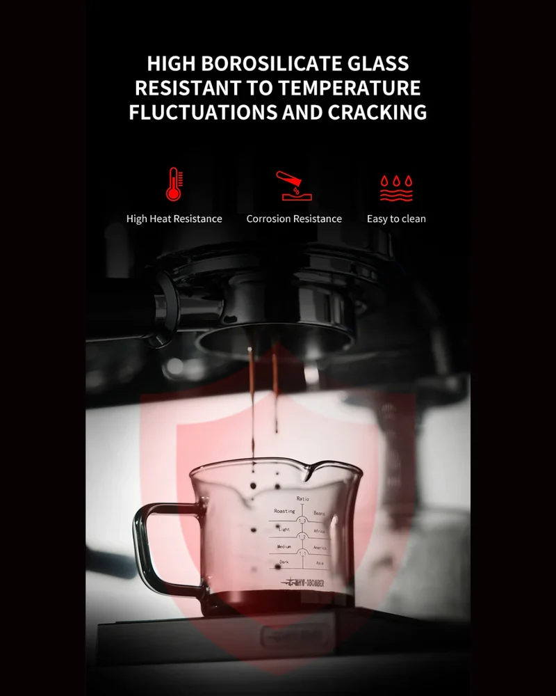 MHW-3BOMBER Glass Measuring Cup – Transparent 120ml