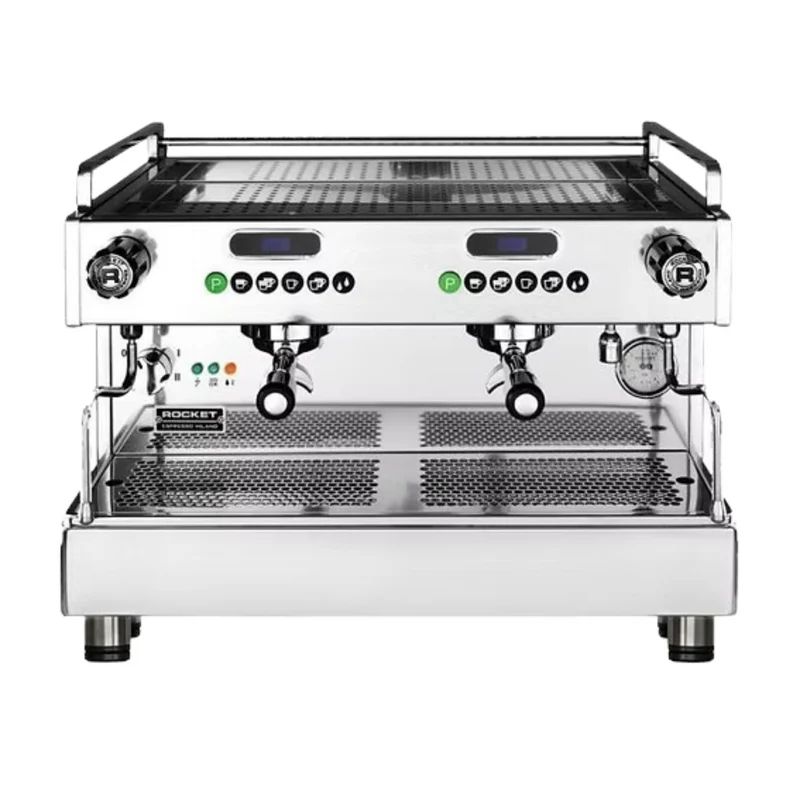 Rocket Boxer 2 Alto - 2 Group Commercial Espresso Machine with Shot Timer