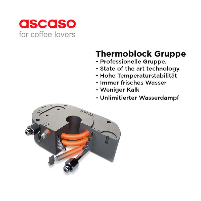 Ascaso Steel DUO Siebträger Kaffeemaschine