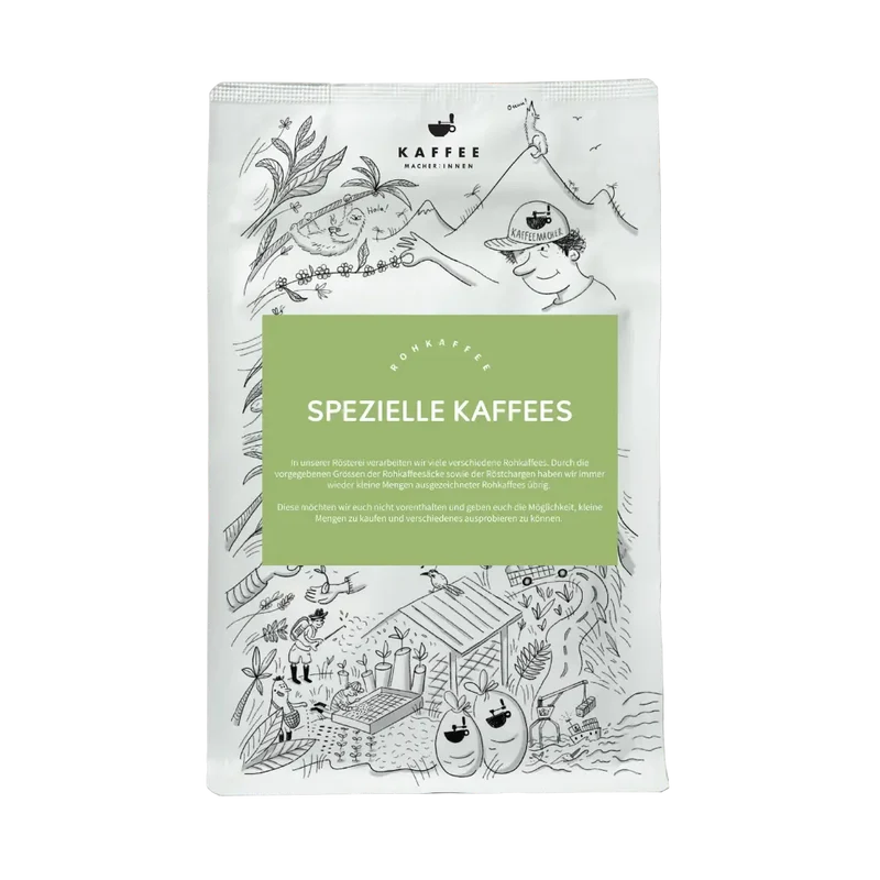 Rohkaffee für Heimröster:innen