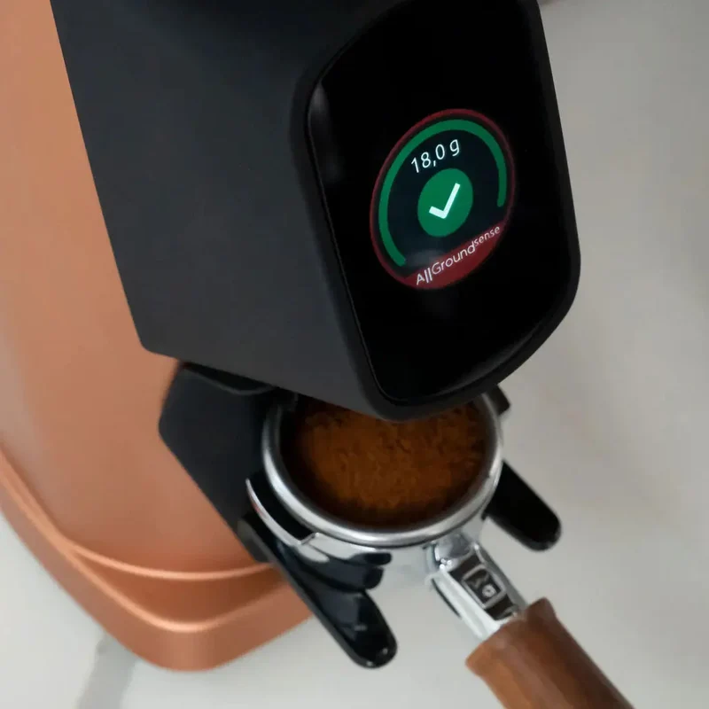 Fiorenzato All Ground Sense Dark-T Espresso Coffee Grinder (Bright Silver)