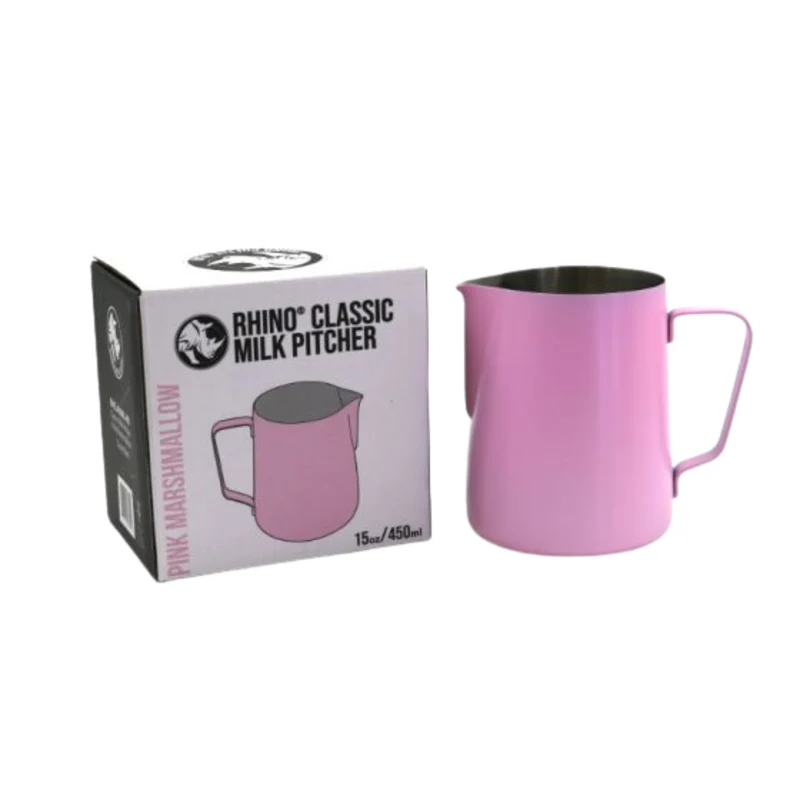 Rhino - Classic Milk Pitcher (450ml/15oz) Pink Marshmallow