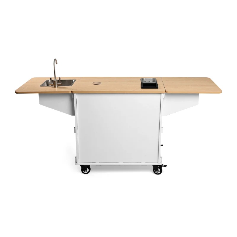 Klassy Kart - Mobile Coffee Espresso Cart (White Turn Key)