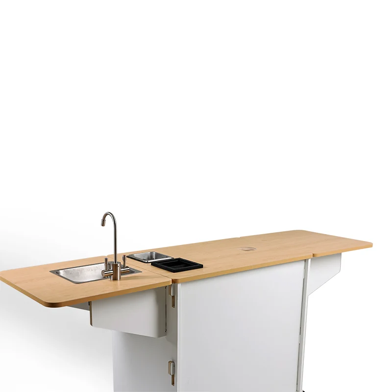 Klassy Kart - Mobile Coffee Espresso Cart (White Turn Key)