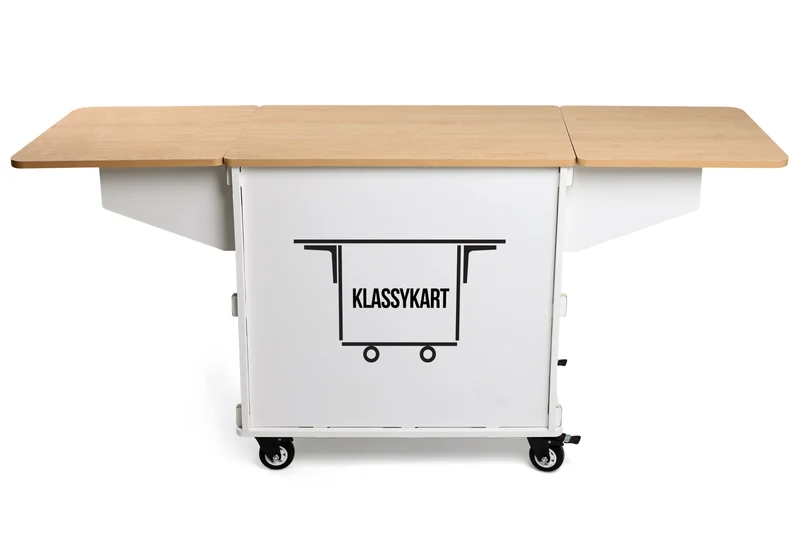Klassy Kart - Mobile Coffee Espresso Cart (White Turn Key)