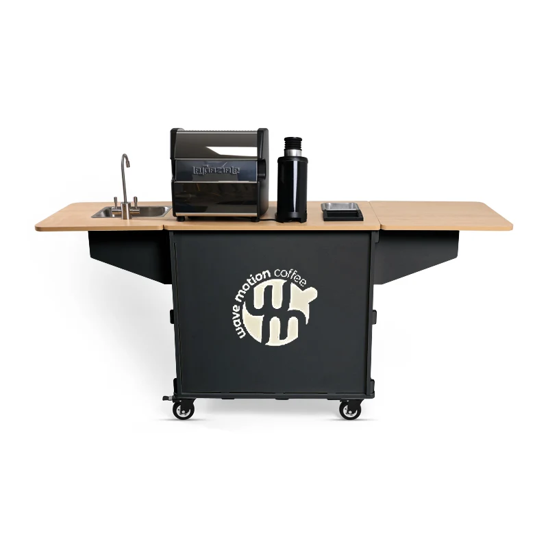Klassy Kart - Mobile Coffee Espresso Cart (Black Turn Key)