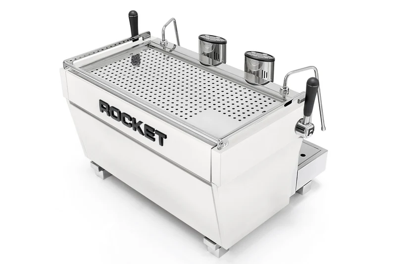 Rocket RE Doppia 2 Group Commercial Espresso Machine (White)