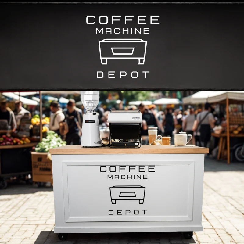 Custom Coffee Cart - Fully Collapsible