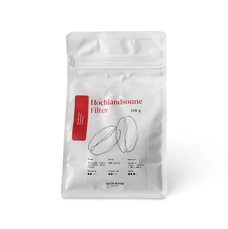 Probierset Filterkaffee: drei Bio-Kaffees à 125 g