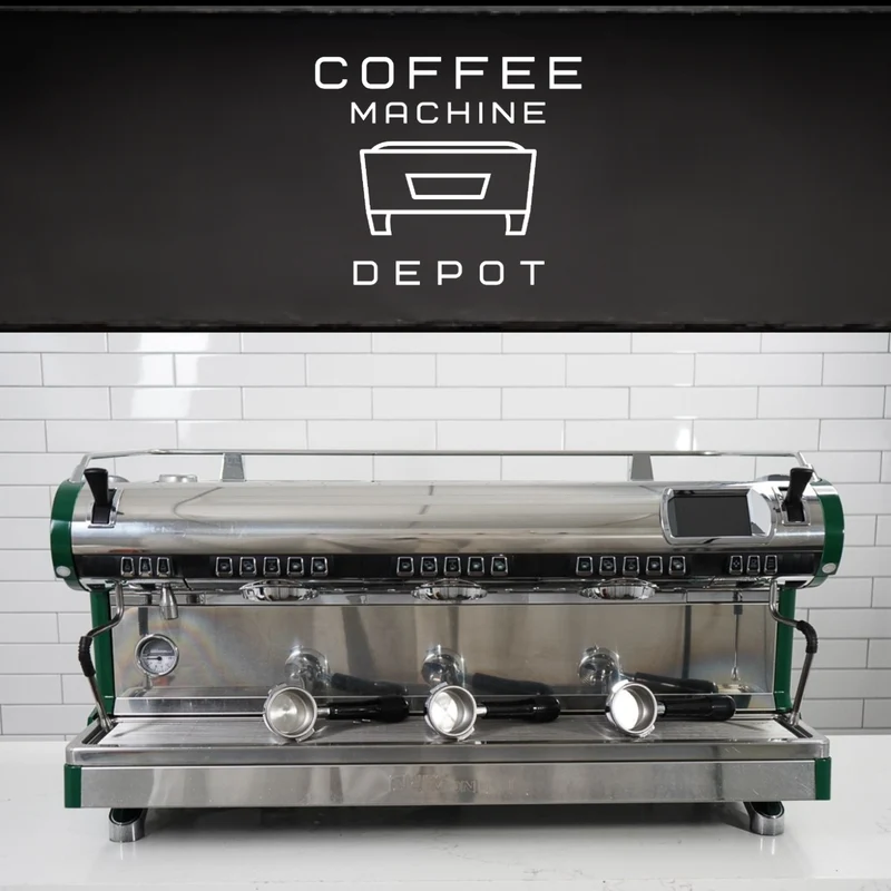 Nuova Simonelli - Aurelia Wave Digit 3 Group Commercial Espresso Machine - Custom Hunter Green