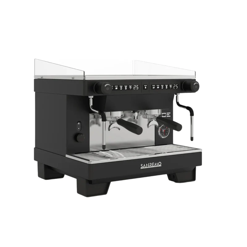 Sanremo Zoe Compact 2 Group with Fiorenzato F64 E (Black) Bundle Package - Black