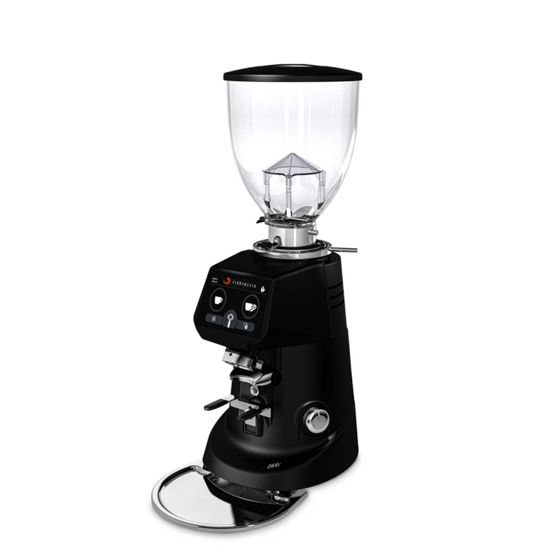 Sanremo Zoe Compact 208V 2 Group with Fiorenzato F64 E (Black) Bundle Package - White/Black