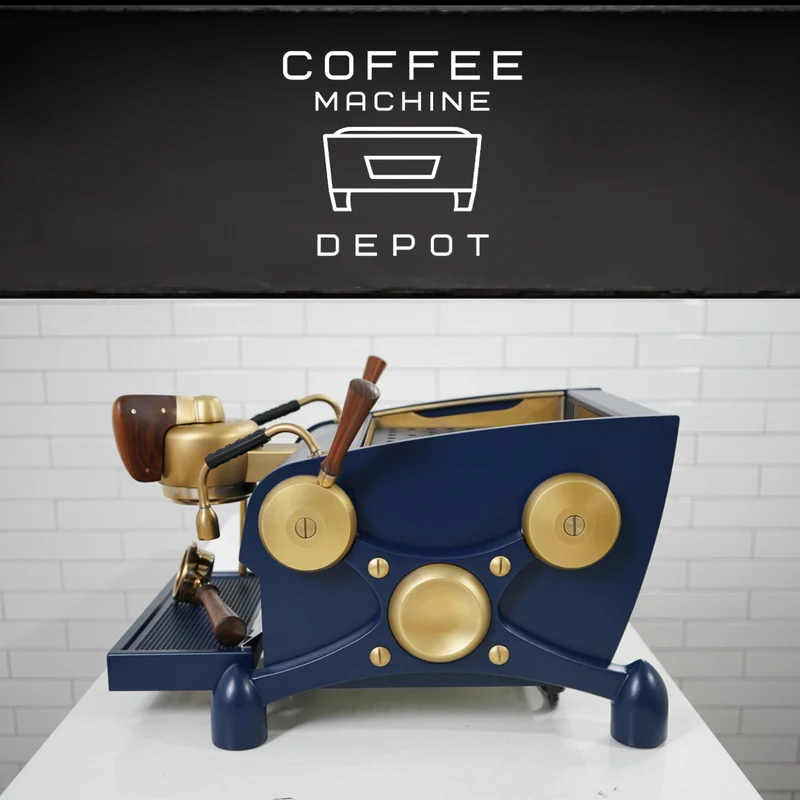 Slayer - Espresso Single - Fully Custom Brass, wood and Navy
