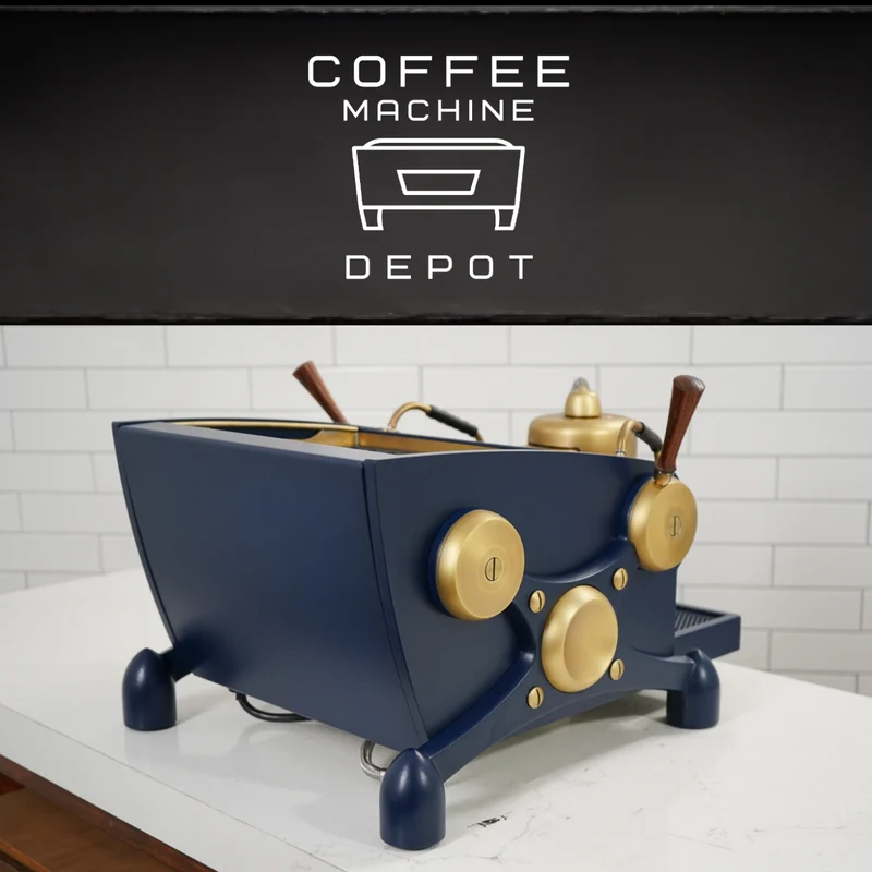Slayer - Espresso Single - Fully Custom Brass, wood and Navy