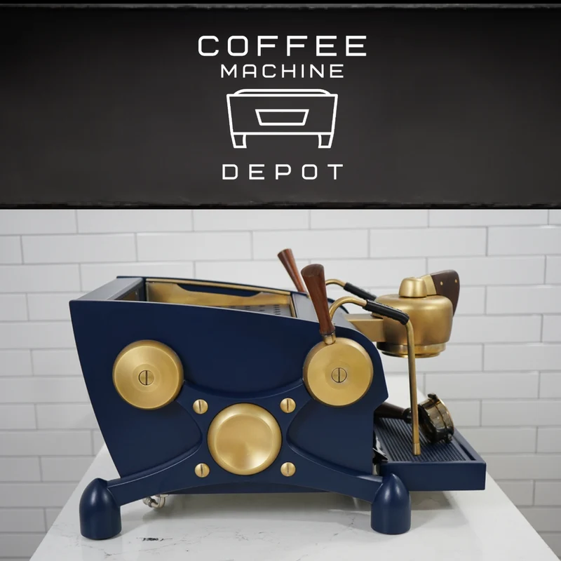 Slayer - Espresso Single - Fully Custom Brass, wood and Navy