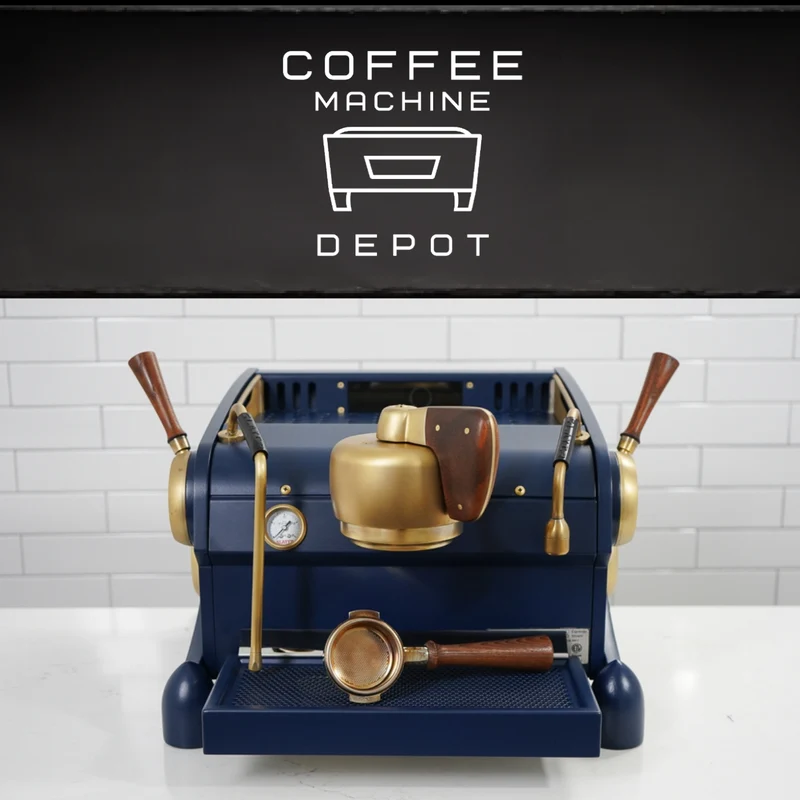 Slayer - Espresso Single - Fully Custom Brass, wood and Navy