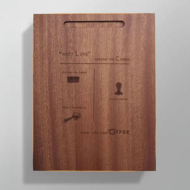 Lastforest Tampermatte & Waagenbasis aus Walnussholz – Das ultrastabile Fundament für dein Espresso-Handwerk