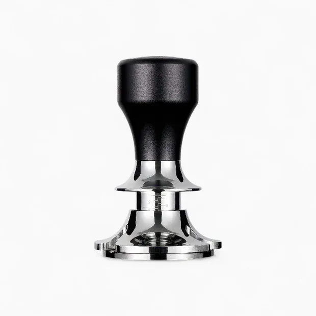 Kalibrierter & Selbstnivellierender Kaffeetamper 58 mm (Walnuss- oder Alugriff) – Perfektion für jeden Espresso-Shot