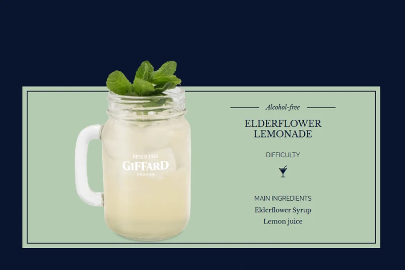 GIFFARD - ELDERFLOWER SYRUP 100CL