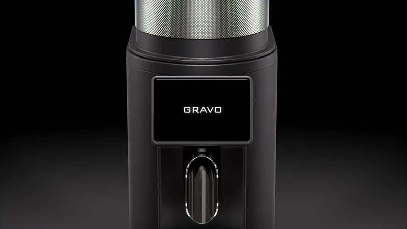 Rocket Espresso Gravo 63 – GbW Espressomühle mit 63 mm Flachmahlscheiben, Touchscreen und variabler RPM