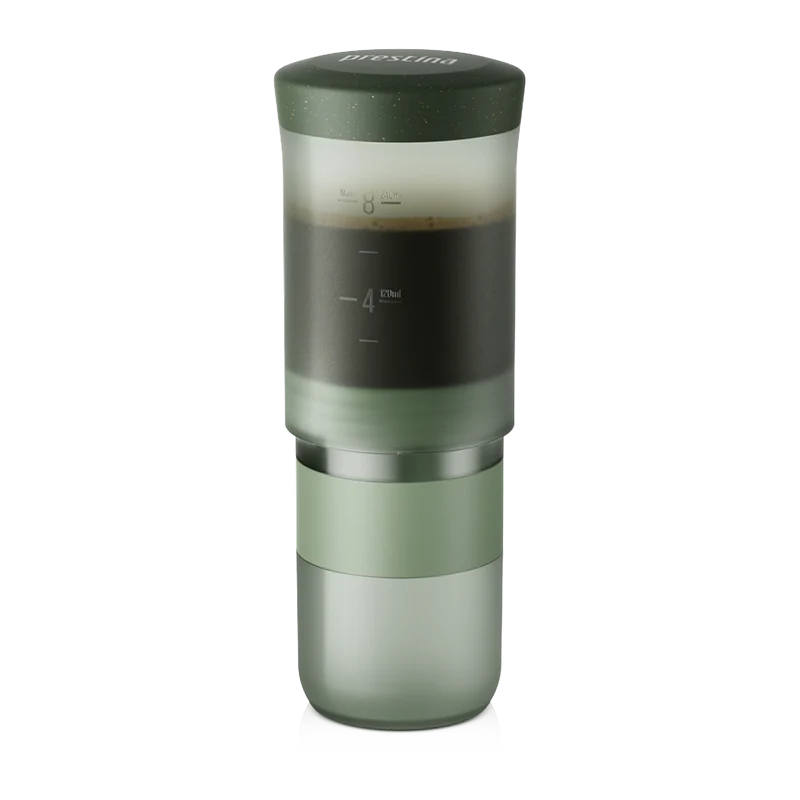 WACACO PRESTINA Sage Green – To-Go Kaffeepresse ohne Stempel und Papierfilter
