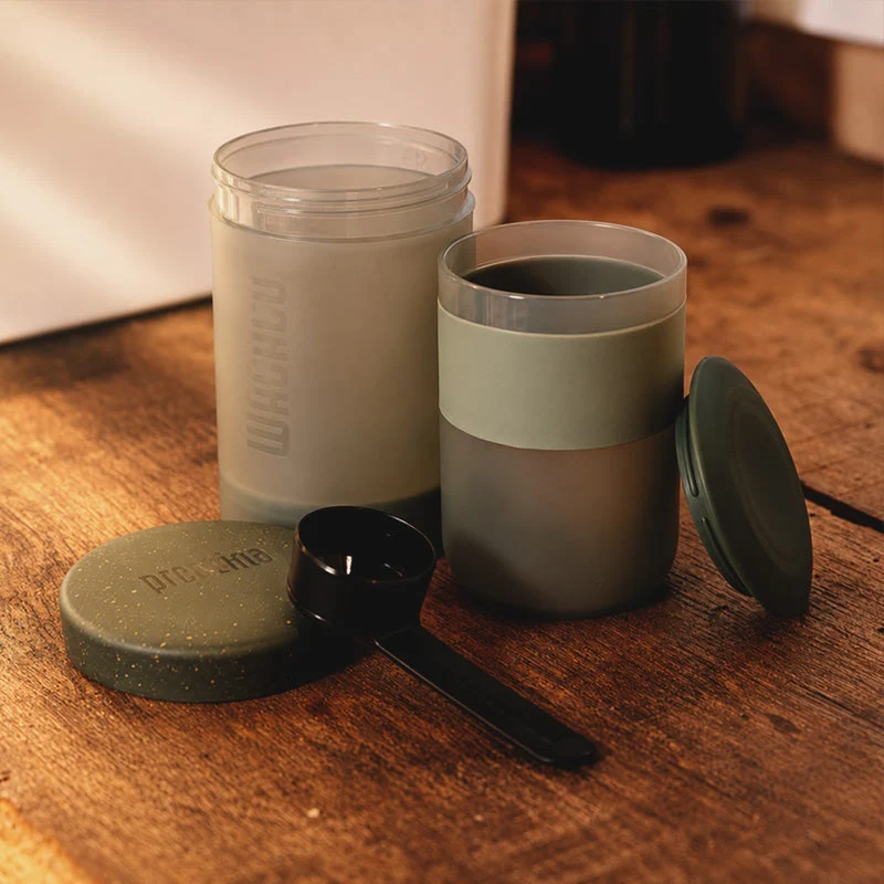 WACACO PRESTINA Sage Green – To-Go Kaffeepresse ohne Stempel und Papierfilter