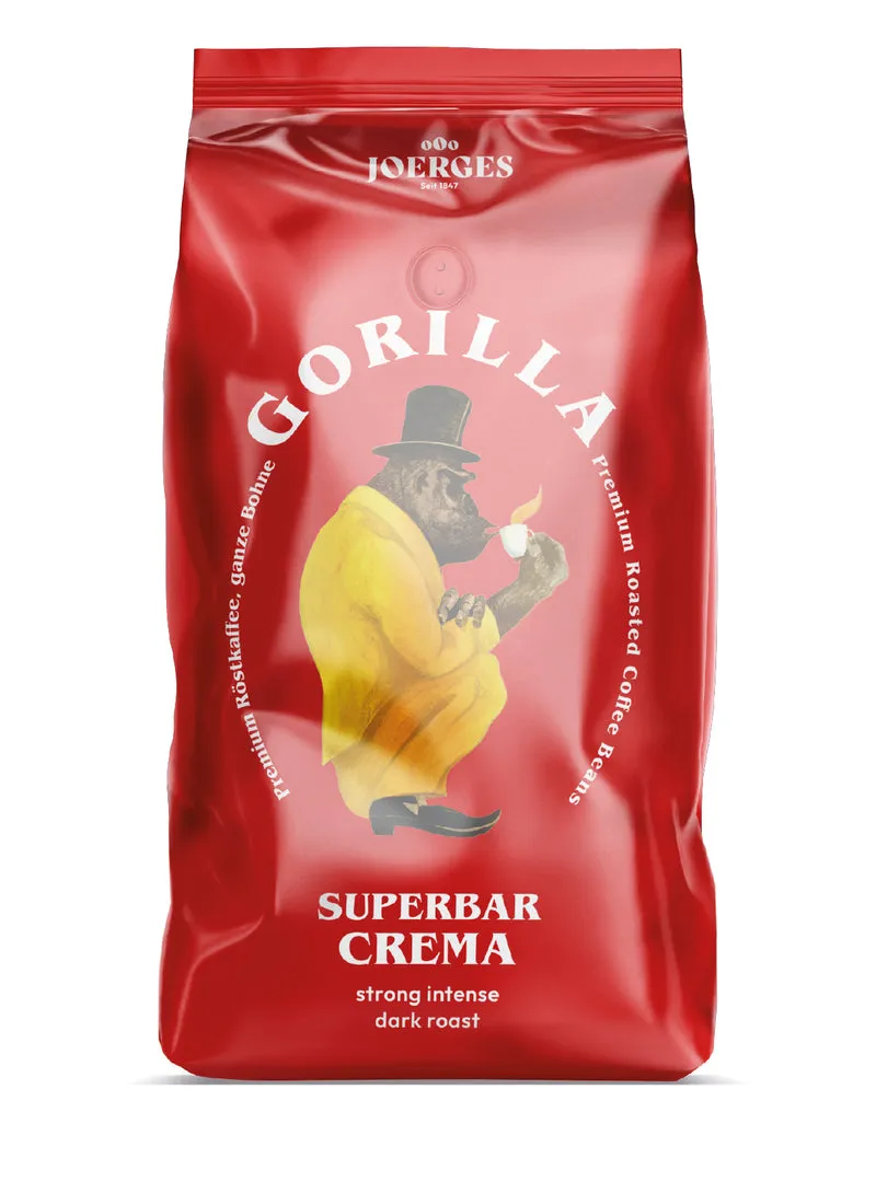 Gorilla Espresso Super Bar Crema 1kg Bohnen