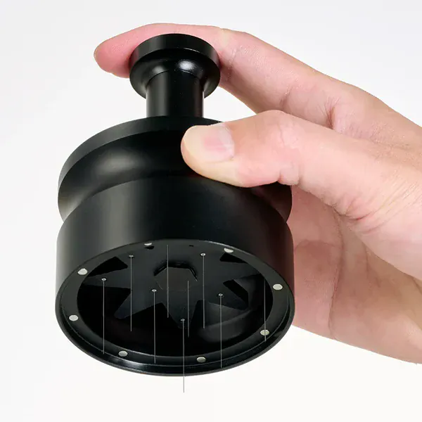 WPM Drehbarer WDT-Verteiler – Perfekte Puck-Vorbereitung auf Knopfdruck
