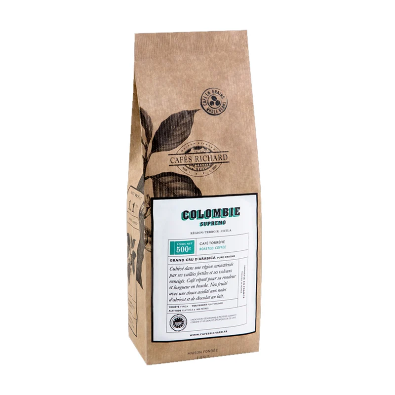 Cafés Richard | Coffee Colombia IGP Rainforest Coffee Beans