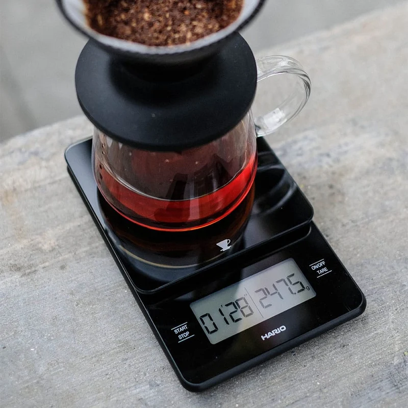 HARIO Barista Glass Scale – Präzision trifft auf edles Design