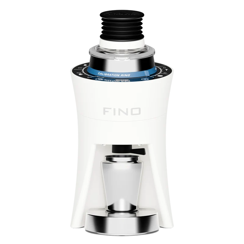 Compak Fino Scale – Single Dose Kaffeemühle mit integrierter Waage (Schwarz, Weiß, Blau)