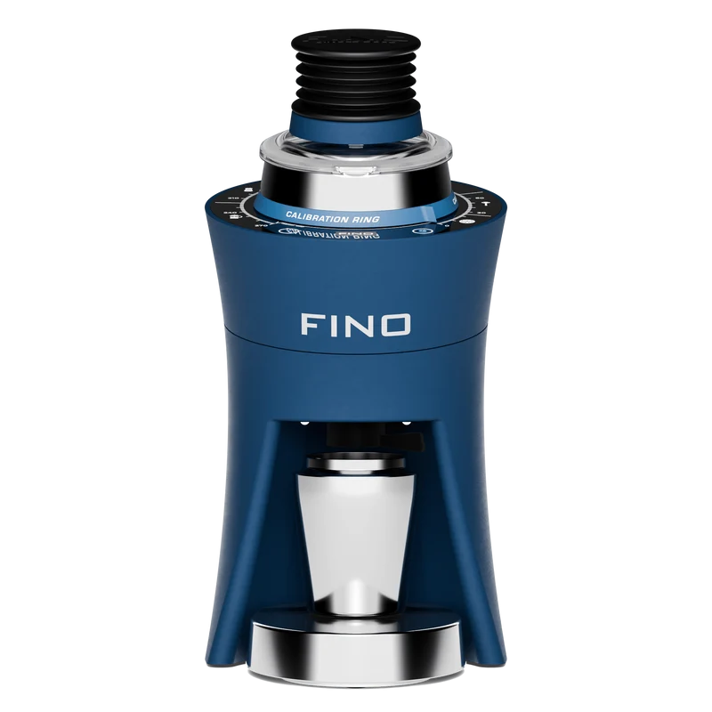 Compak Fino Scale – Single Dose Kaffeemühle mit integrierter Waage (Schwarz, Weiß, Blau)