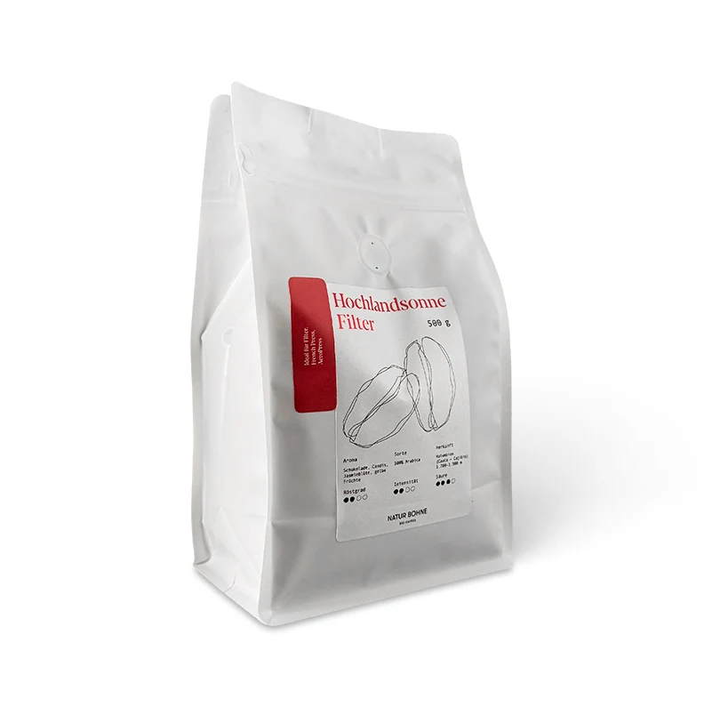 Hochlandsonne Bio Kaffee Kolumbien, per Segelfrachter