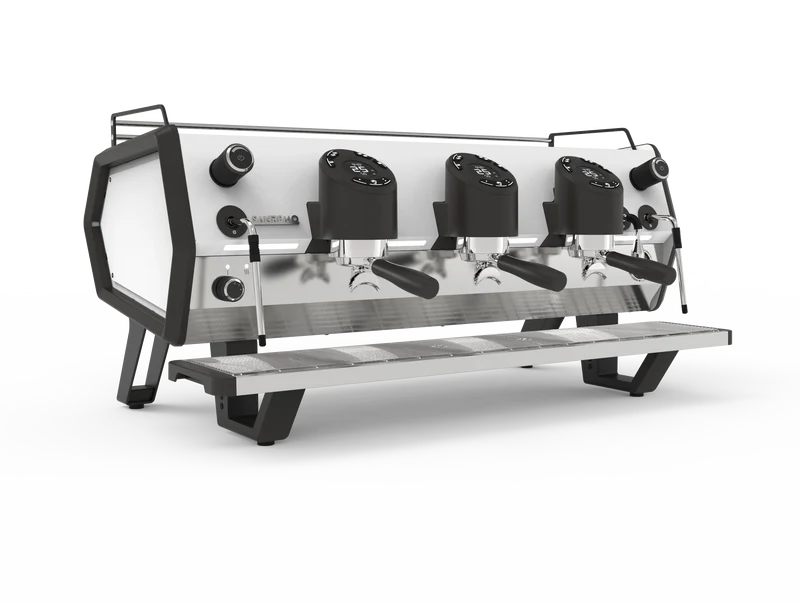 Sanremo D8 Pro 3 Group Commercial Espresso Machine - Black & White