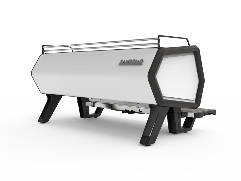 Sanremo D8 Pro 3 Group Commercial Espresso Machine - Black & White