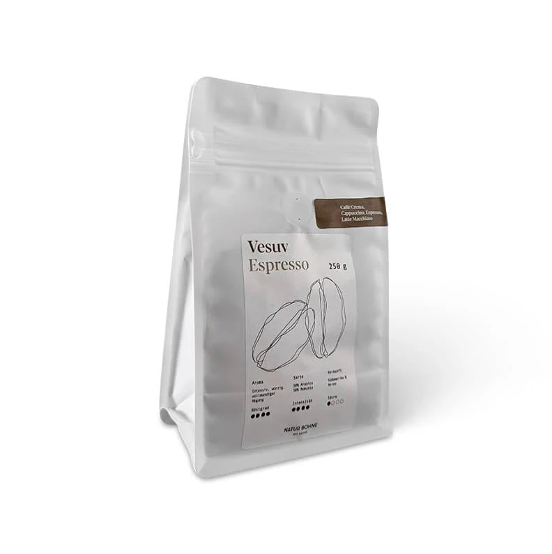 Vesuv Bio Espresso Blend, Arabica und Robusta