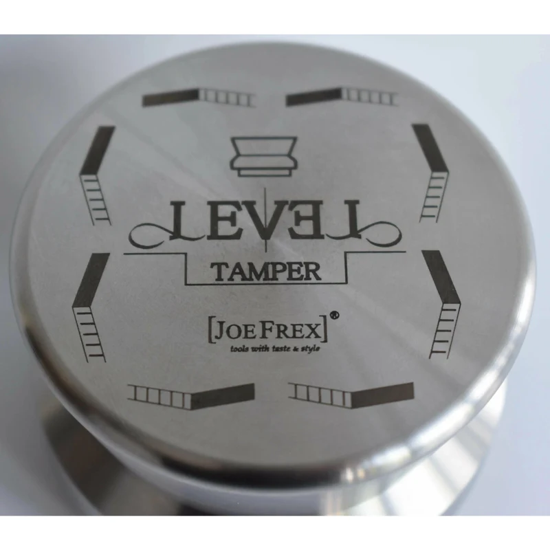Level Tamper Stainless & Alu ( Ø 48-58,5 mm)