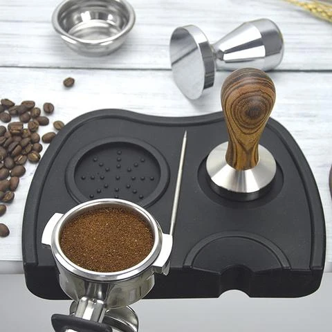 Barista Space Black Silicone Tamper Tamping Pad