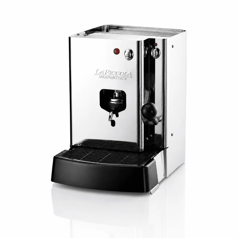 La Piccola Sara Inox - Macchina da caffè in cialde + 18 cialde di caffè Musetti OMAGGIO