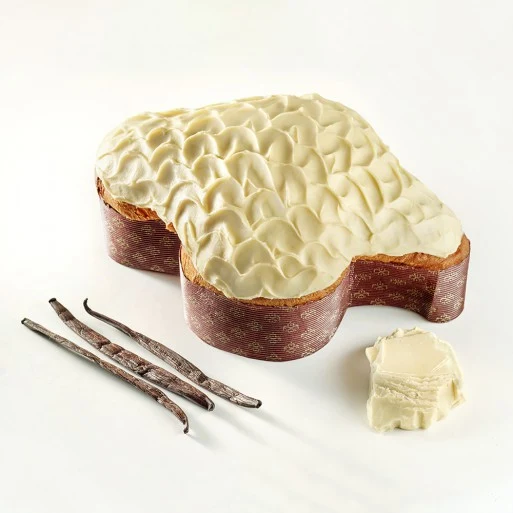 Colomba Nuvola Sal De Riso 1 kg - con gocce di cioccolato bianco e bacche di vaniglia